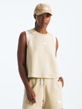 NWT The North Face Women’s Terry Relaxed Cropped Tank